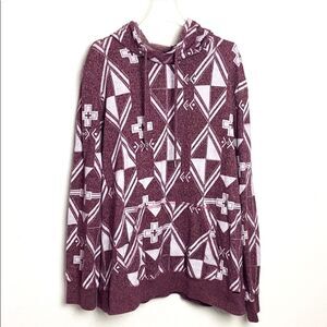 On the Byas Aztec Hoodie Sweater